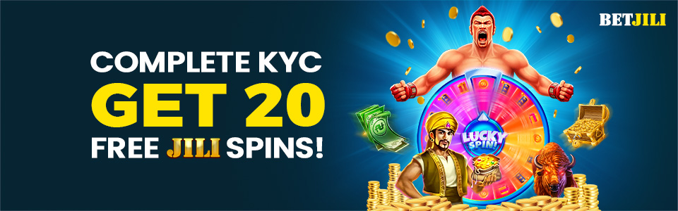 Complete KYC & Get 20 Free JILI Spins